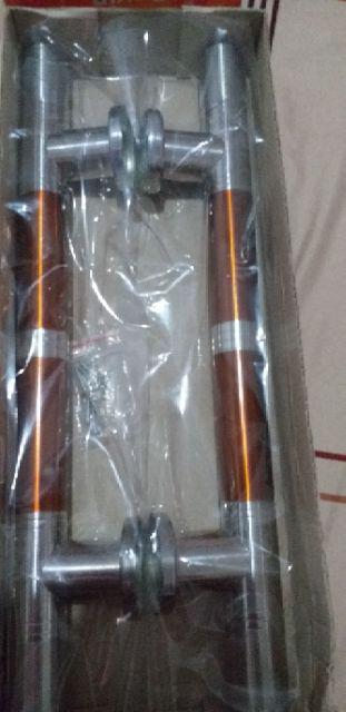 Handle Pintu Gold Tarikan Pintu 33 Cm Gagang Pintu Rumah Bulat Kunci Stainless Natural Coklat Cowak