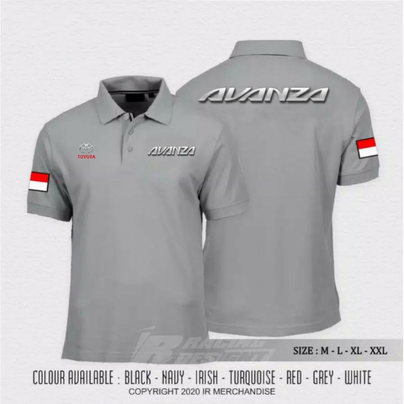 POLO-T-Shirt AVANZA OTOMOTIV -SABLON KWALITAS KEKINIAN