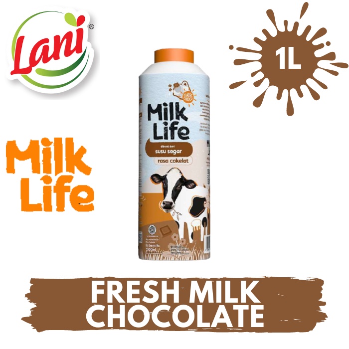 

RB Milk Life Fresh Milk All Varian Plain / Chocolate / Stroberi Pisang / Free Lactose / Mocca Free