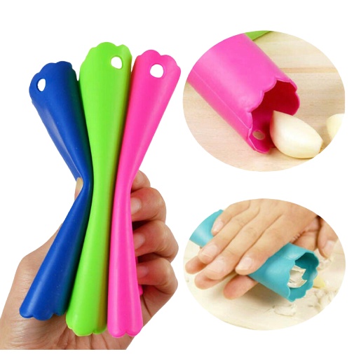 [BISA COD] PROMO Silikon Pengupas Kulit Bawang Alat Kupas Bawang Higienis Multifungsi