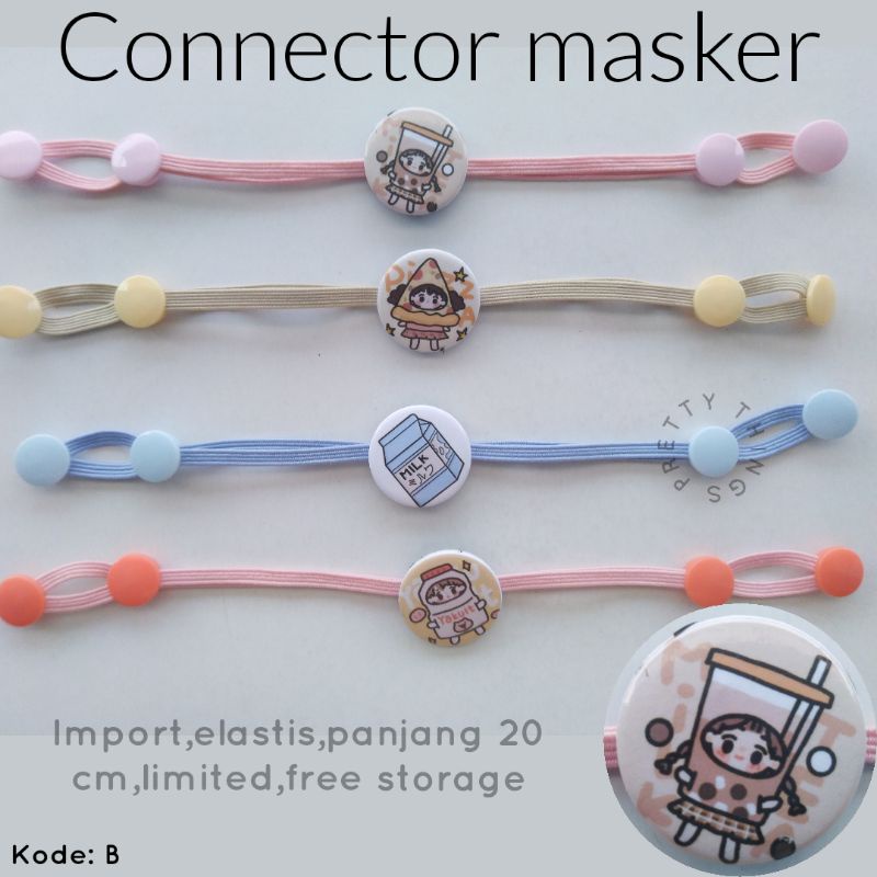 Random/tali masker/strapmasker/maskermurah/import/maskerunik/tali/RANDOM
