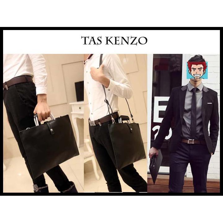 TERMURAH TAS PRIA KENZO 3 IN 1 (BS JD TAS SELEMPANG, TAS JINJING, TAS CLUTCH) 