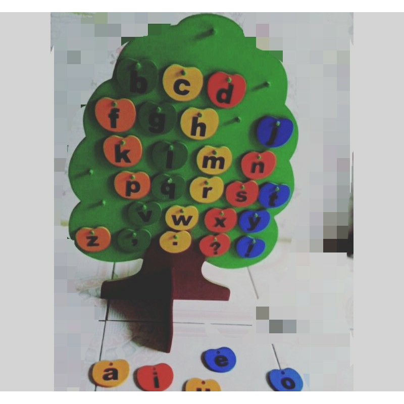 pohon huruf mainan anak