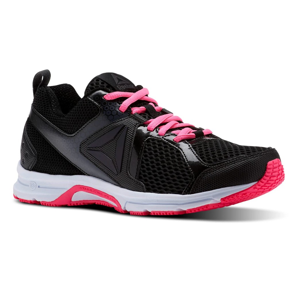 Reebok Runner Mt Memory Tech Sports Running Coal Black Pink Original 100 Shopee Indonesia