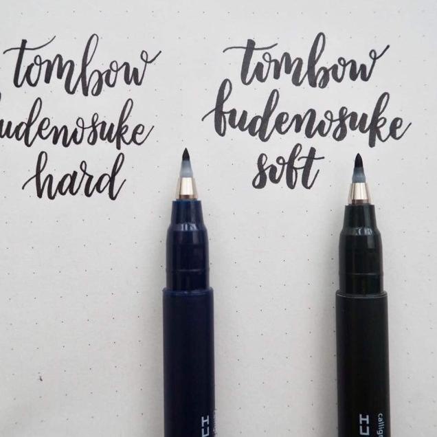

Tombow Fudenosuke Brush Pen Hard Tip Black