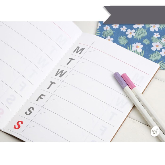 

Kusus Hari Ini Kraft Weekly Planner A5 Terbatas