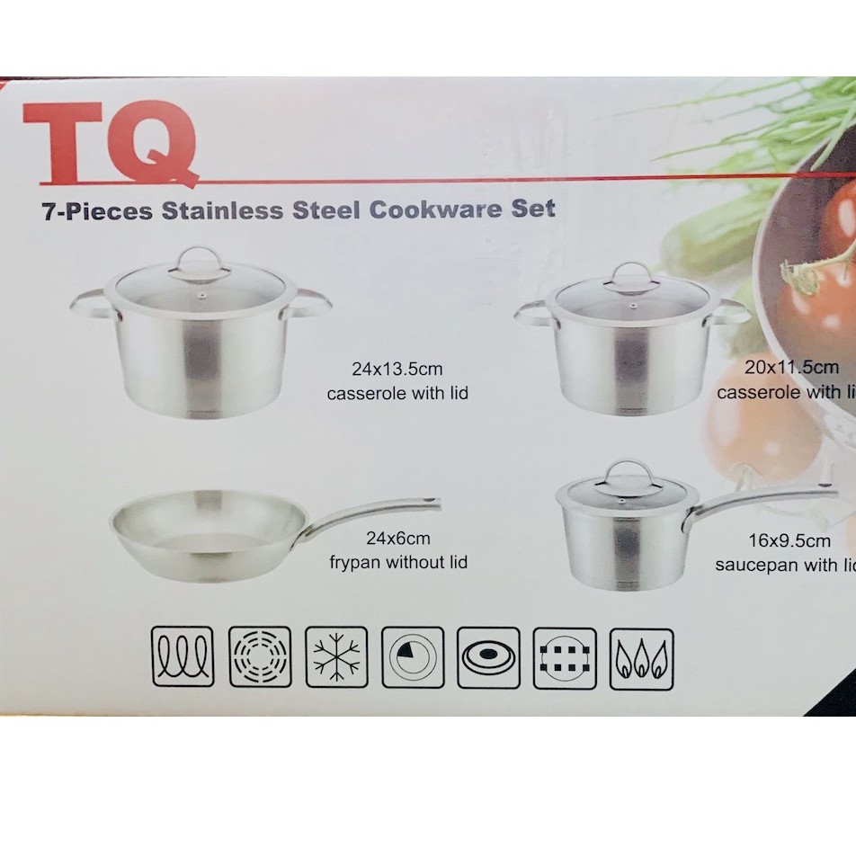 TQ Superb Cuisine 7 Set - Panci TQ 7 Set Germany