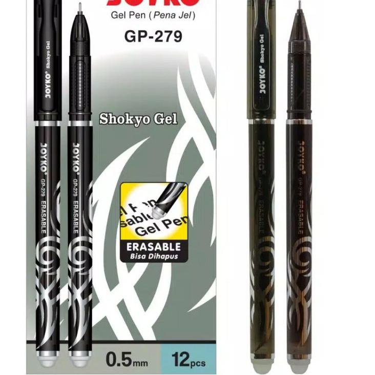 

[KODE PRODUK ZRD5053] Pulpen Joyko Gel Shokyo GP-279 Bisa Dihapus (1 Lusin)