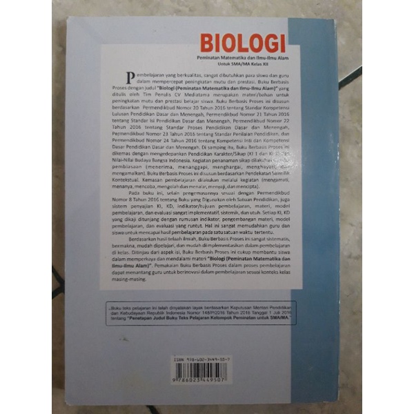 Mediatama Buku Siswa Biologi Peminatan kelas 10 11 12-8