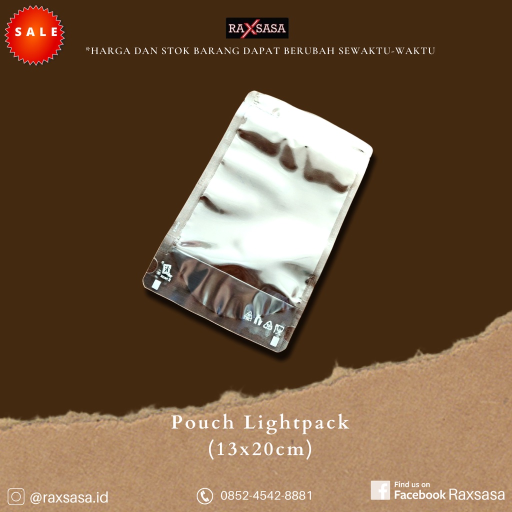 

Standing Pouch Light Pack Alumunium Foil