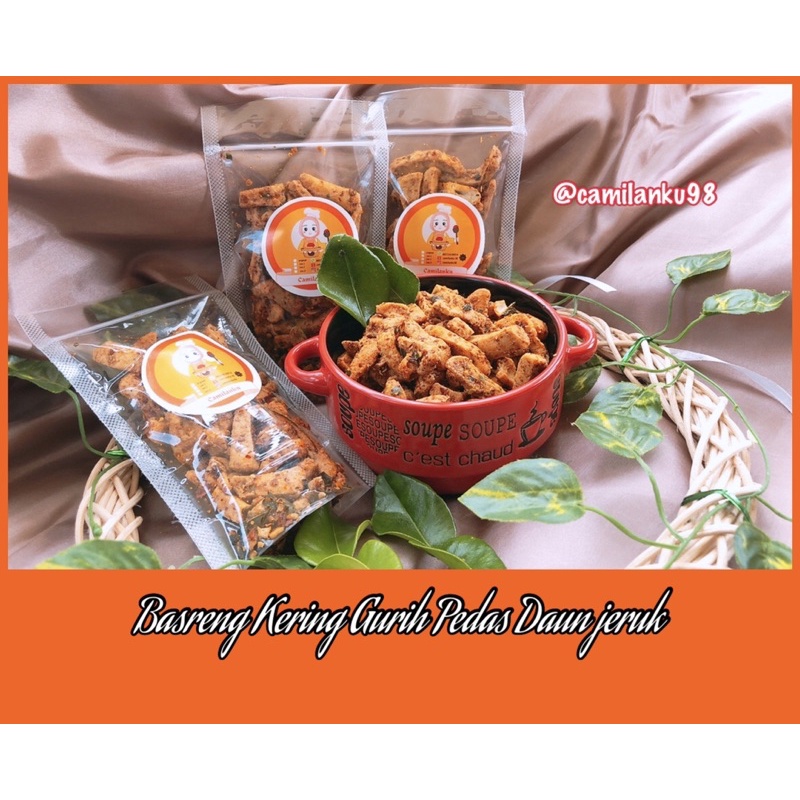 

Basreng Kering Pedas Gurih Daun Jeruk 70 gr