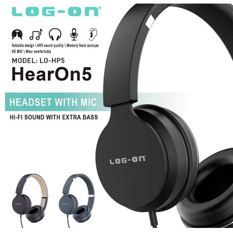 ITTORE Headset LOG-ON LOGON HearOn5 L0-HP5 Headphone