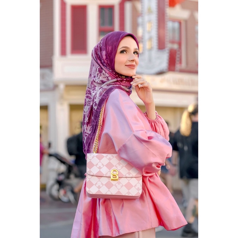 Disney x Buttonscarves The Dream Park Series Bow Voal XL