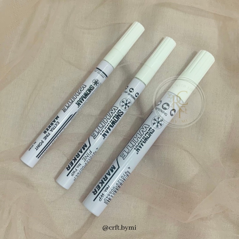 

Paint Marker Snowman White | Spidol putih snowman