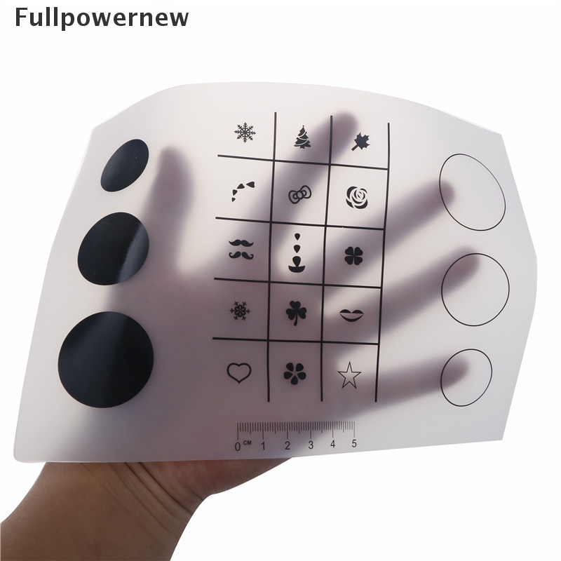 [FULL] Creative Nail Art Silicone Mat Pad Polish Stamping Transfer DIY Palette Showy Mats