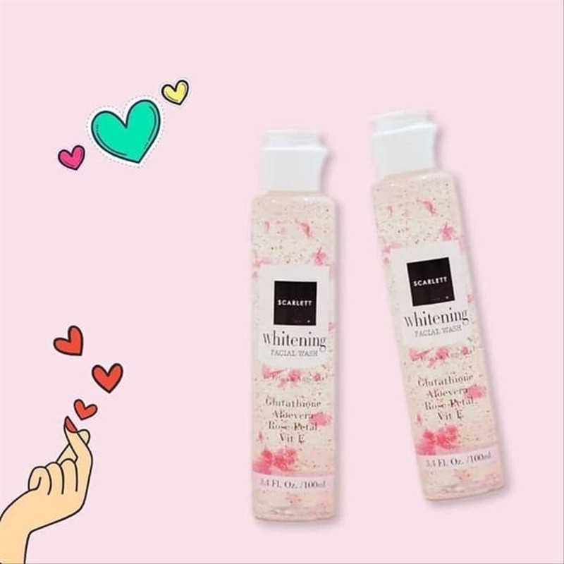 ✿ELYSABETHME✿ ░s░c░a░r░l░e░t░t░ Scarlett facial wash sabun cuci muka mencerahkan memutihkan wajah