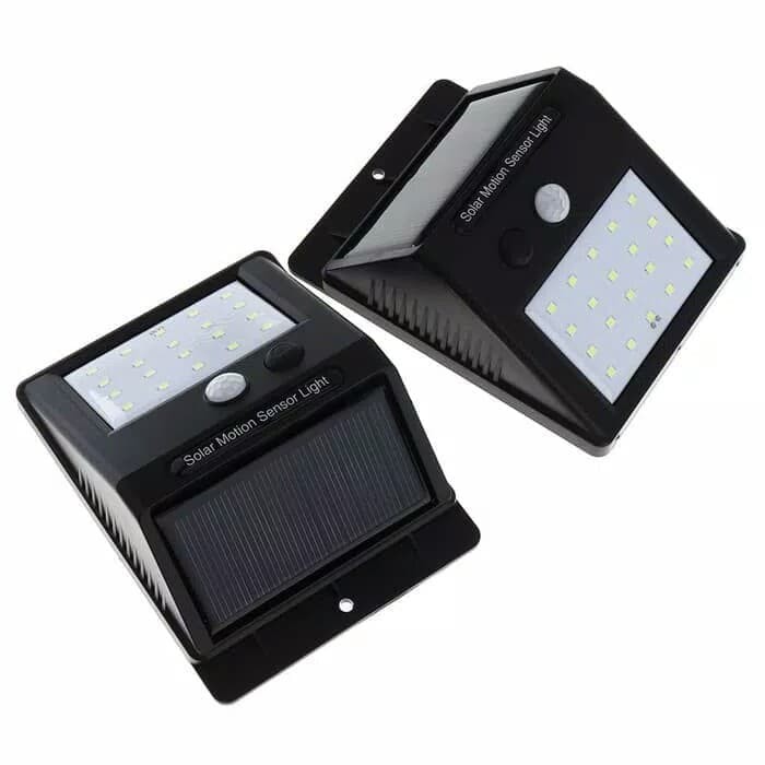 Lampu Solar Motion Sensor Light 30 LED MS-10WLD &amp; MS-15WLD Lampu Taman Tenaga Surya Cahaya Matahari