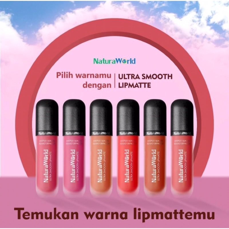 Lipmatte Naturaworld Ultra Smooth Tahan Lama