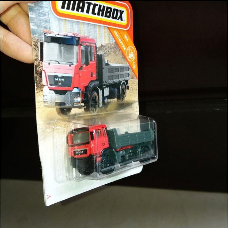 MATCHBOX TRUCK MAN TGS 18.440 MBX CONSTRUCTION CAR DIECAST MOBIL TRUK KONSTRUKSI PICKUP ANGKUT KECE