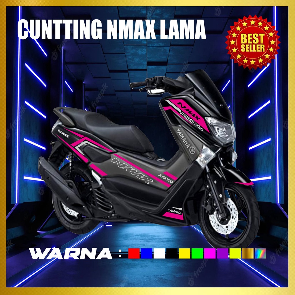 CUTTING STICKER NMAX LAMA STICKER CUTTING NMAX OLD STICKER CUTTING MURAH NMAX OLD