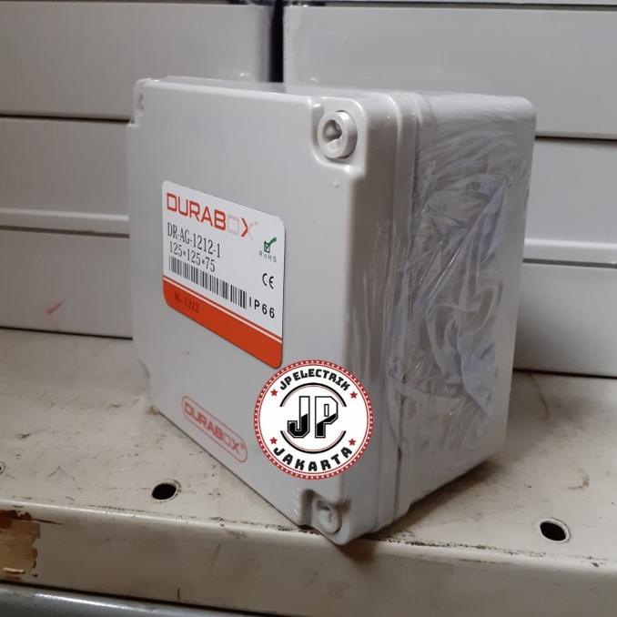 

Durabox Junction Box Plastik Abs 125 X 125 X 75Mm