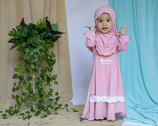 Set Dress Una by Monia Hijab Kids | Set Gamis Balita