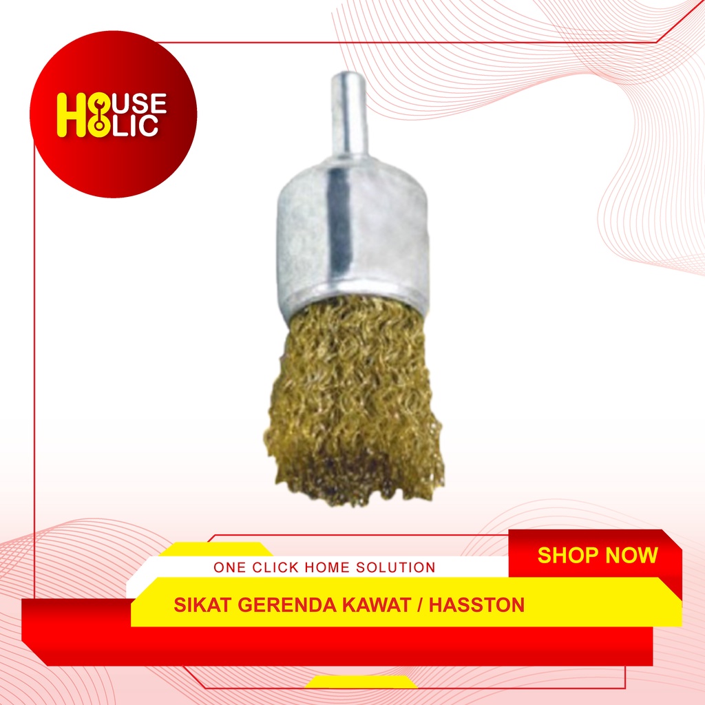 Sikat Gerenda / Mata Bor Sikat Kawat Gagang / End Brush Hasston 3450