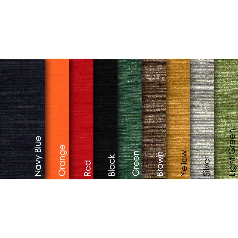 

Kertas Premium Fancy Paper Emb. Linen 78.7cm x 109.2cm - 115gsm (3 lembar)