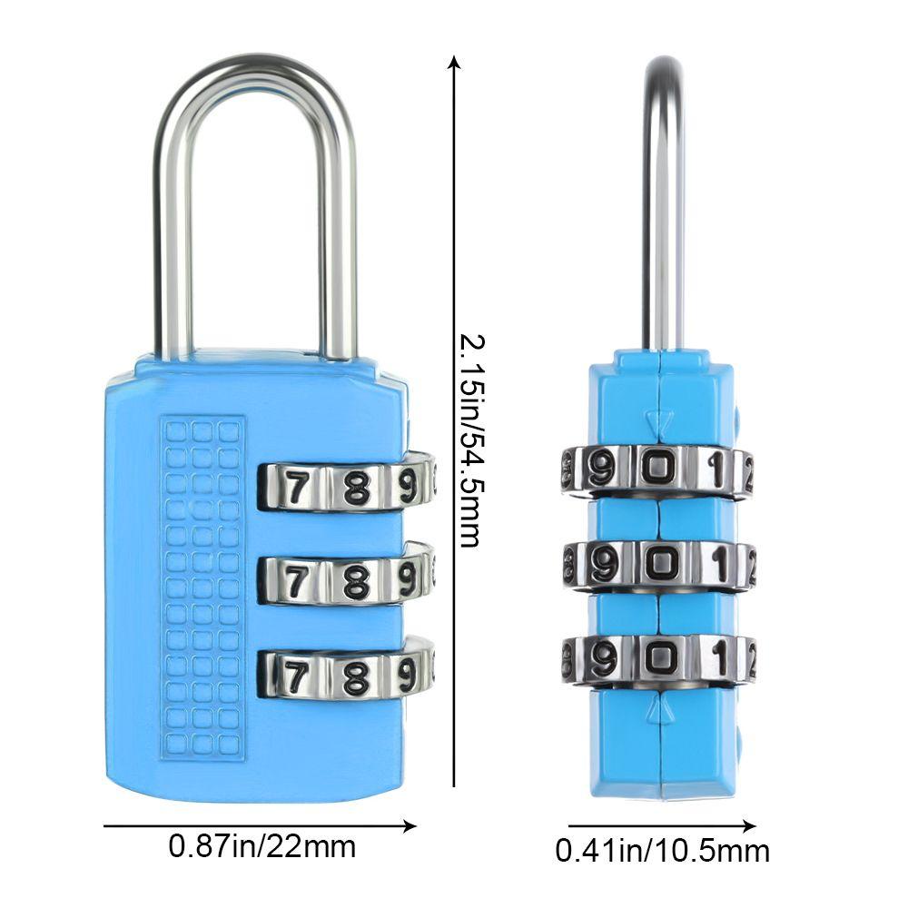 Kunci Kombinasi 3 Digit Nanas Tahan Lama Untuk Bagasi Weatherproof Codelock