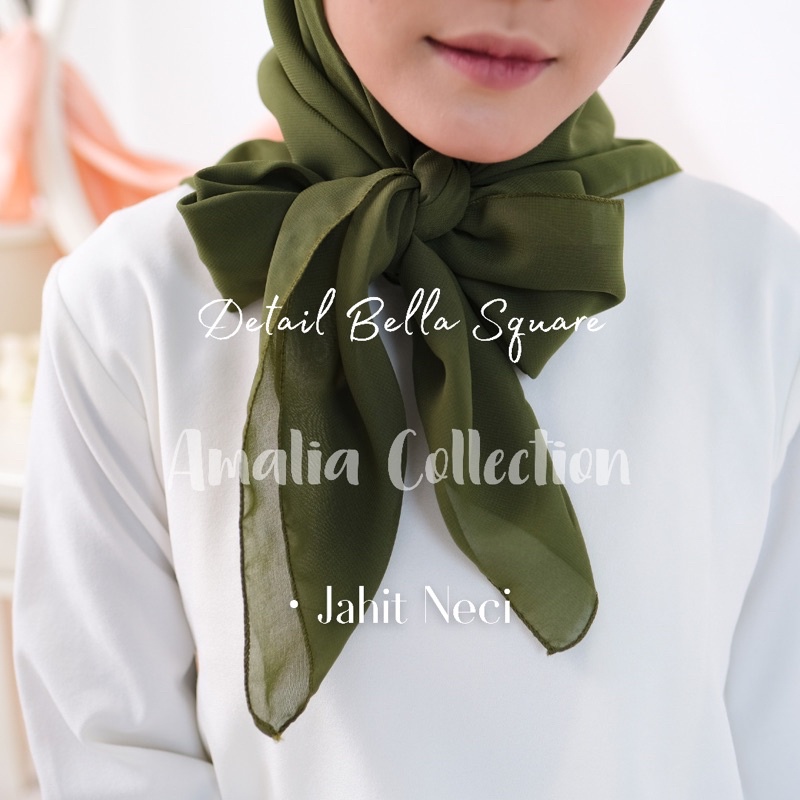 POLYCOTTON HIJAB BELLA SQUARE KATALOG 1-6