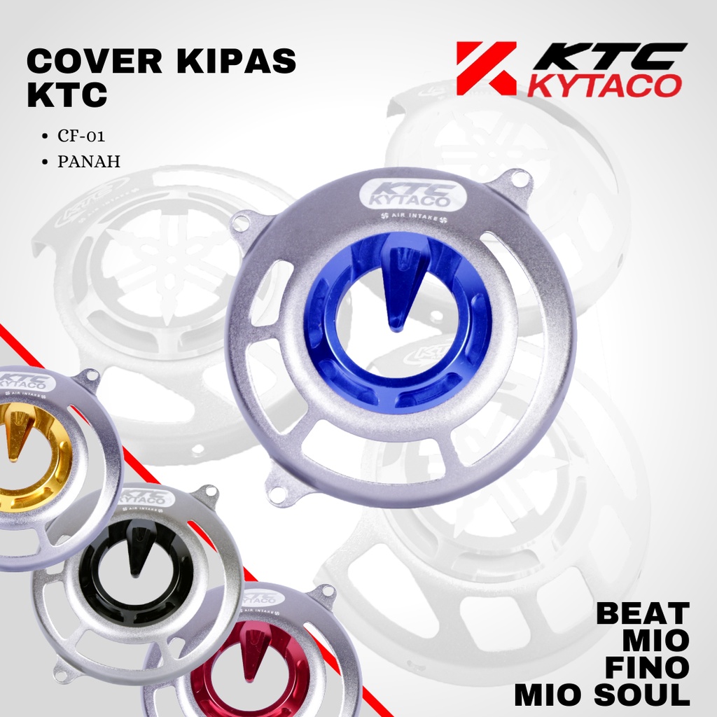 Cover tutup kipas mio Beat Panah cf 01 KTC KYTACO