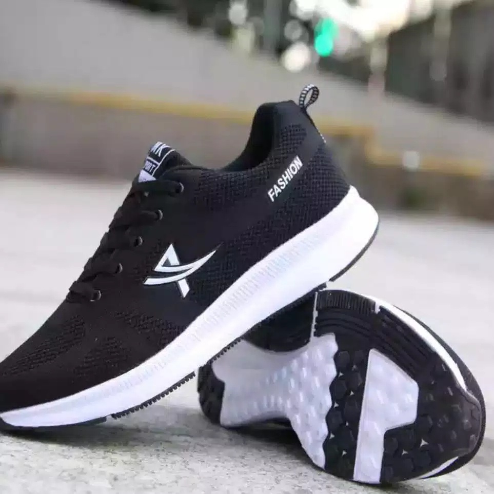 Sepatu pria sneakers kasual / sepatu fashion sekolah running remaja cod