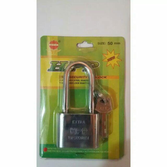 Gembok Putih 50 Mm Leher Panjang Hpp Murah