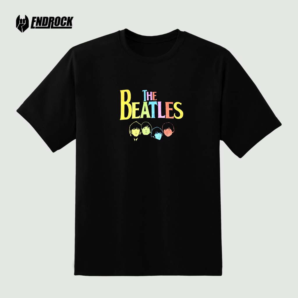 Kaos Distro Sablon Original Endrock Tema Music The Beatles