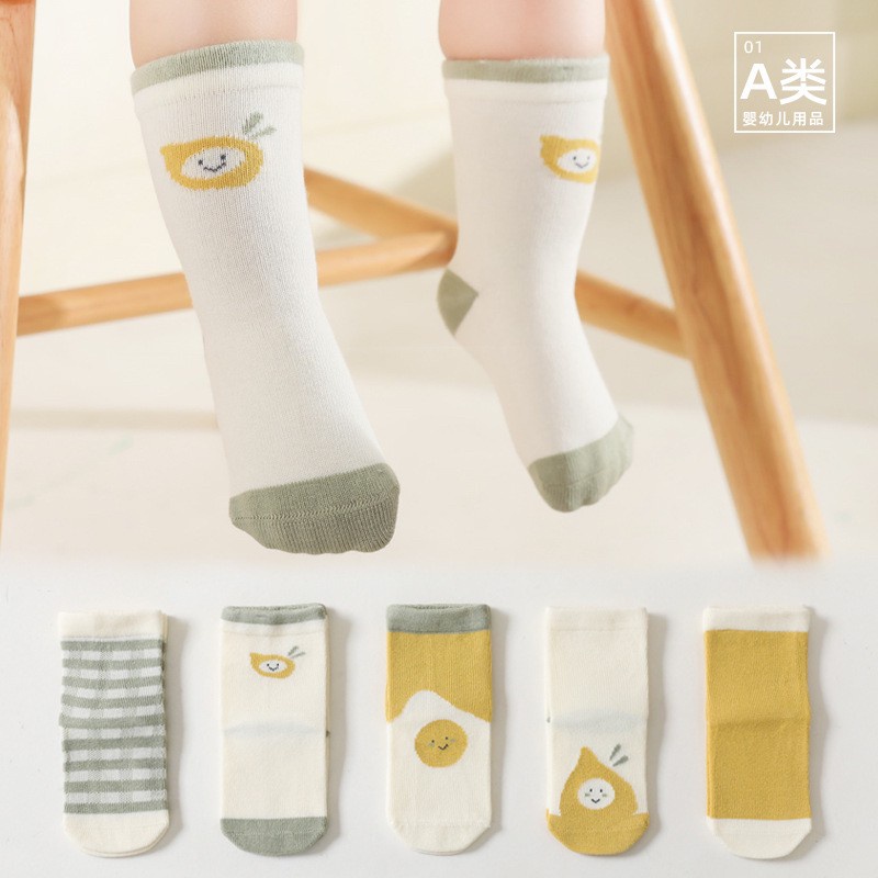 [5 PSG] 0-3 thn | KAOS KAKI BAYI ANAK IMPOR SOCKS LUCU KARAKTER KARTUN UNISEX Catalog QN QAS