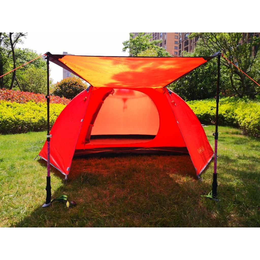 Tenda Camping Kapasitas 4 Orang TENDAKI Borneo 4 - 5 Orang Borneo 4 Oren