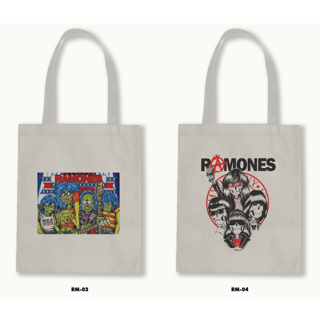 TOTE BAG BLACU - RAMONES