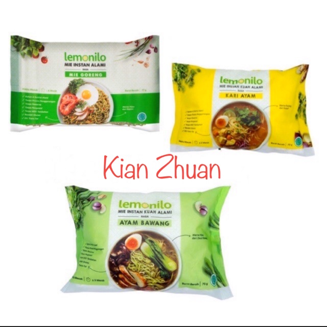 Lemonilo Mie Instan Sehat 70gram