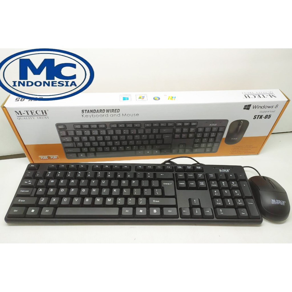 Paketan Combo Keyboard + Mouse M-tech STK-05