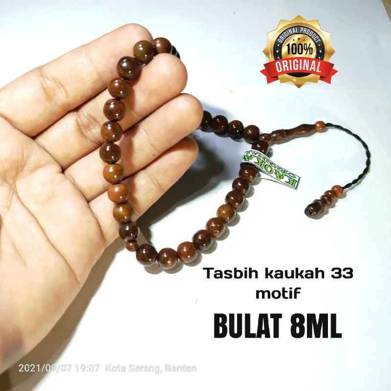 Tasbih kokka kaukah asli isi 33 butir (ORIGINAL PRODUCT)