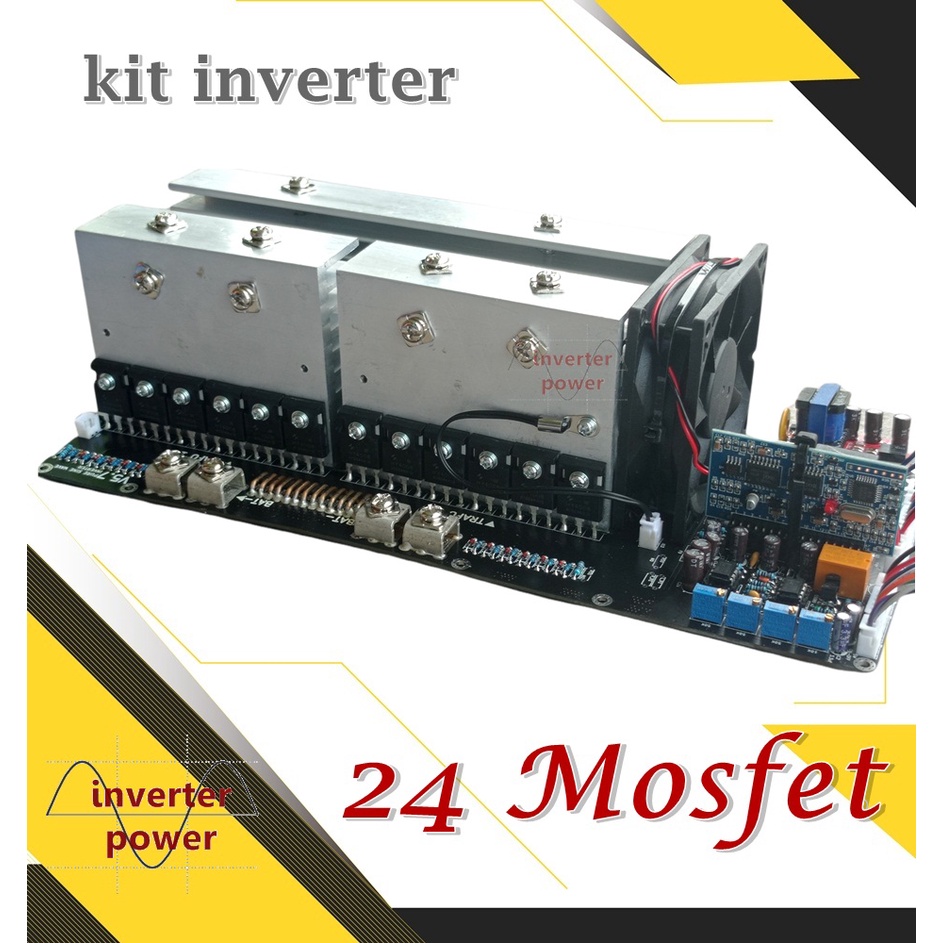 Jual kit inverter egs002 24 mosfet TO247 MOSFET body besar Indonesia