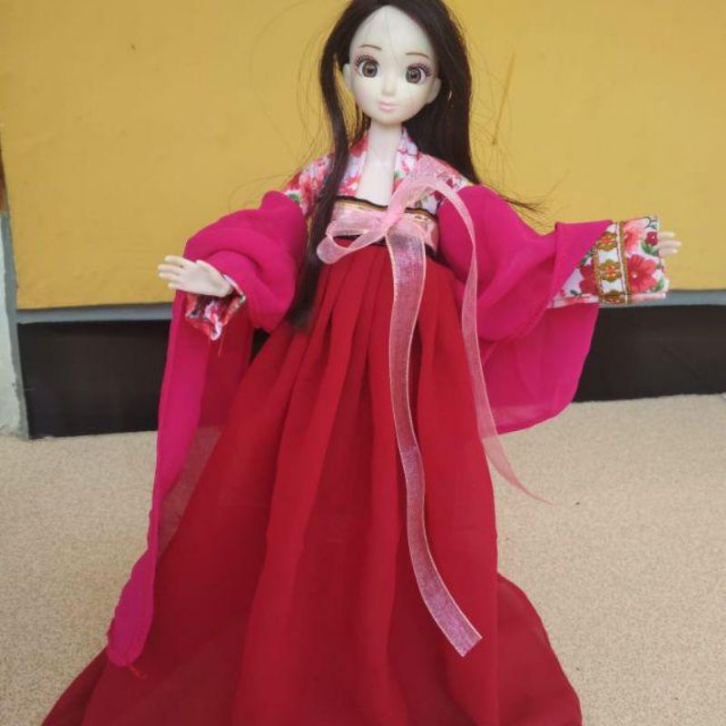 Hanfu cina Boneka Handmade