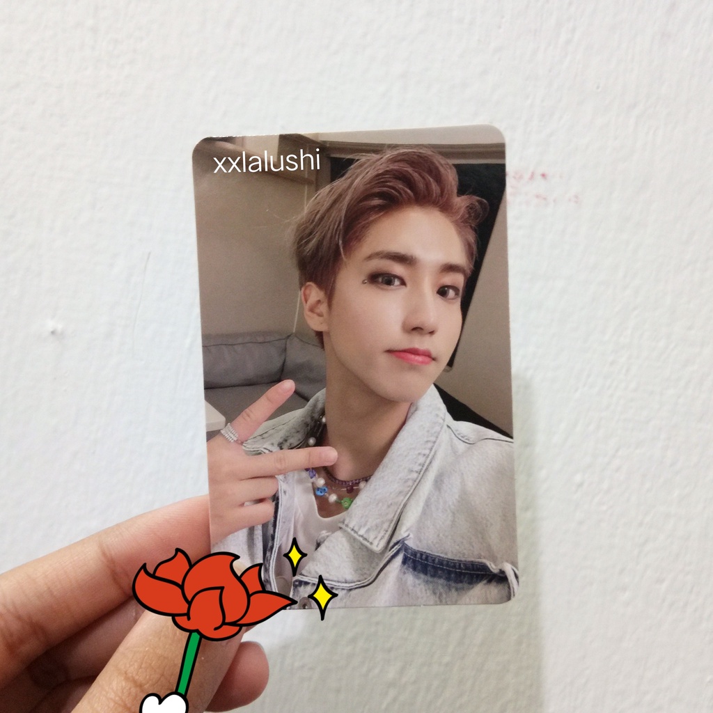 photocard pc album han jisung noeasy han dilan jeans denim stray kids skz