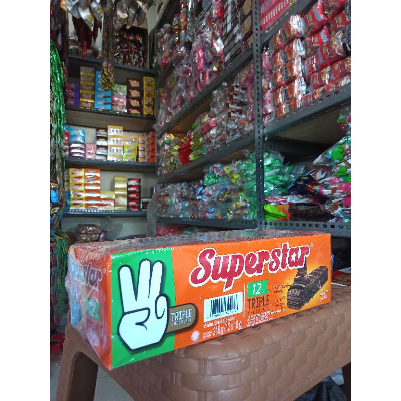 

Superstar 1 box isi 12 ingat snack, ingat FAST_RESPONSHOP