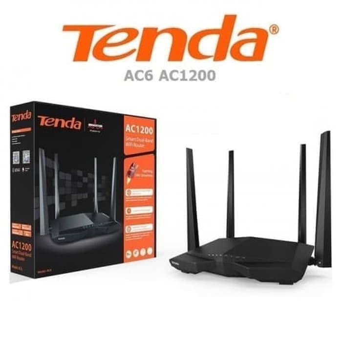 Tenda AC6 AC8 AC10U AC23 Wireless Router AC1200 Smart Dual-Band WiFI Router - Bekas / Baru