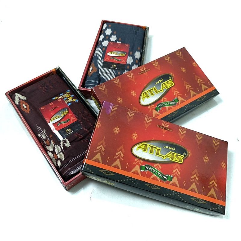 SARUNG ATLAS SPECIAL RAYON SILVER