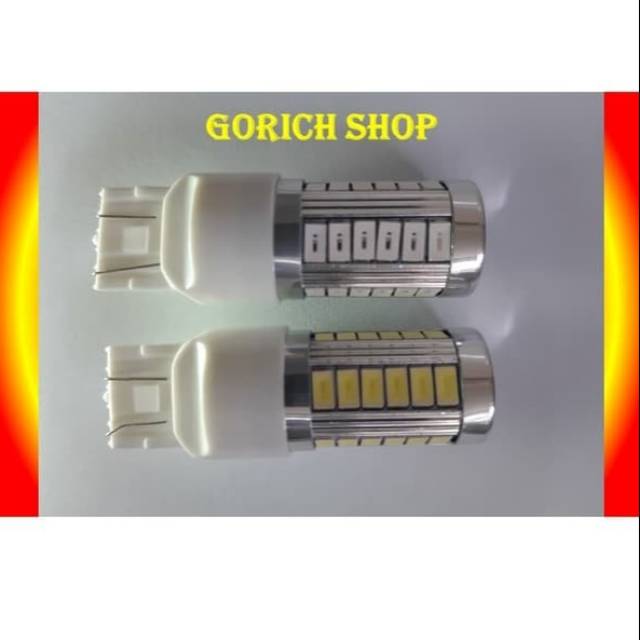 Led Lampu T20 33 Led 4 Kawat Strobo 12Volt-24 Volt