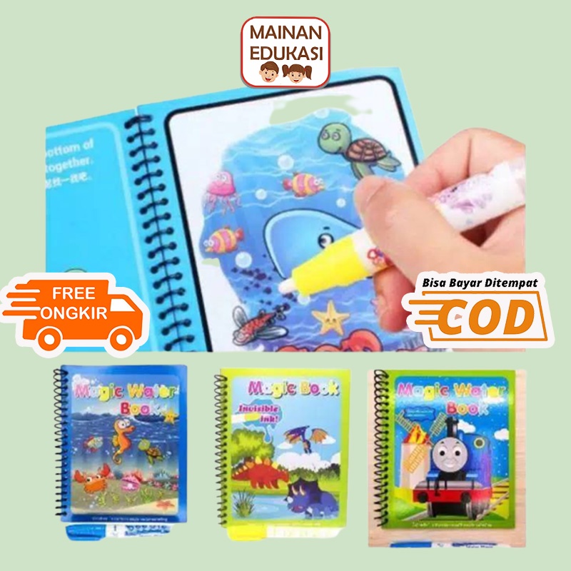 

SALE PROMO MAGIC WATER DRAWING BOOK MURAH - BUKU AJAIB WATERBOOK MURAH