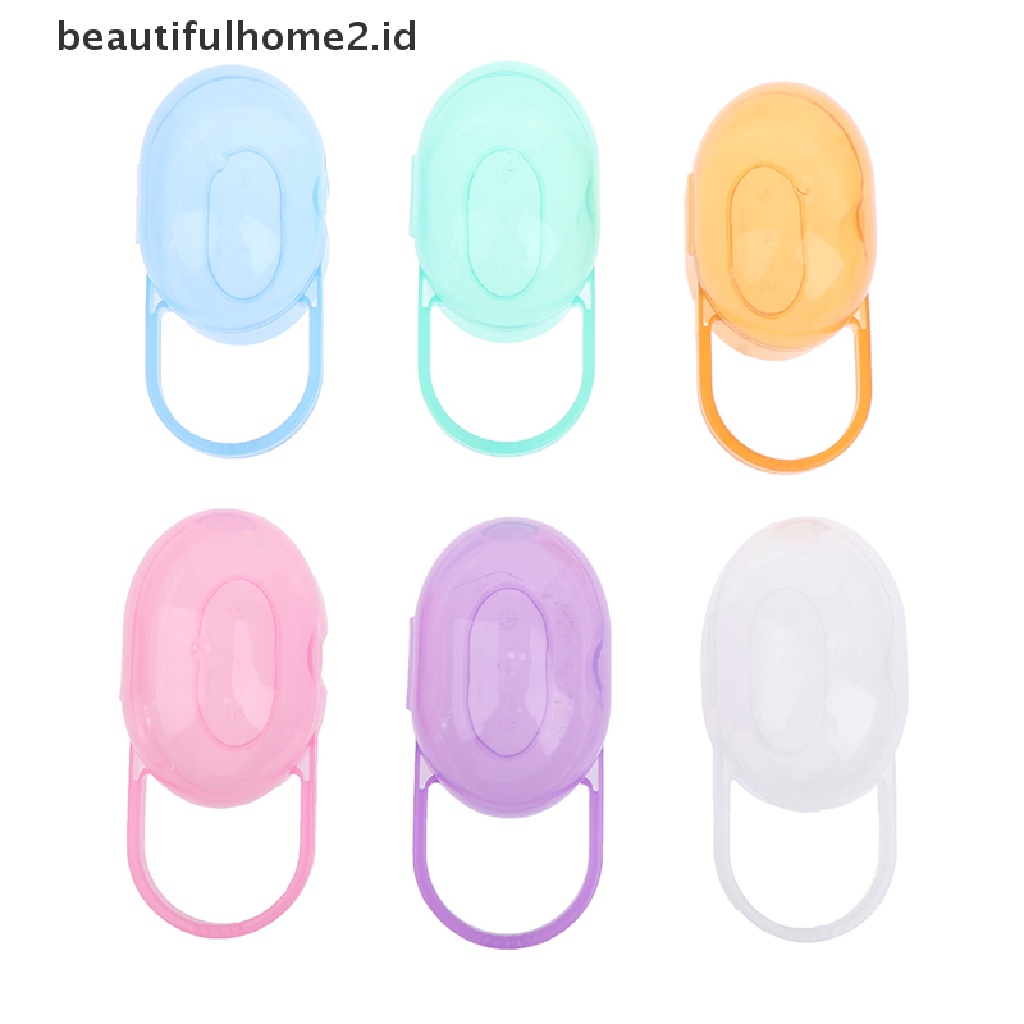 (Beautifulhome2.Id) 1pc Kotak Penyimpanan Empeng / Dot Bayi Warna Polos