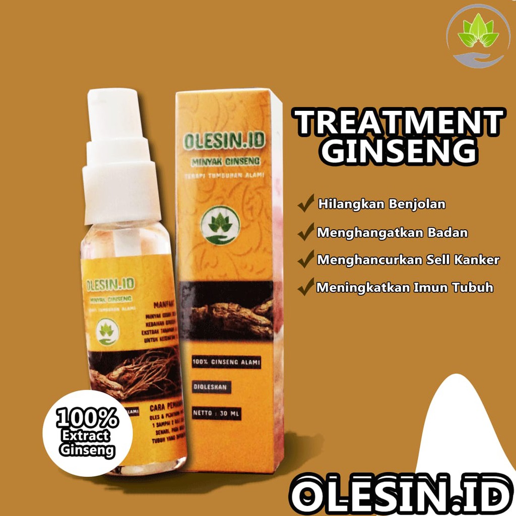 Jual Olesin Id Minyak Ginseng Untuk Benjolan Kesehatan Treatment Kelenjar Getah Bening Indonesia Shopee Indonesia